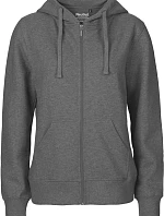 Neutral O 83301 Dámská mikina s kapucí z bio bavlny 77.8331 dark heather