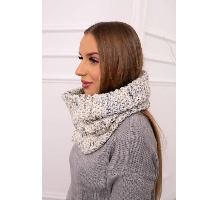 KN16 Dámský snood v barvě ecru
