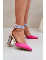 Sandály Na Podpatku Se Fuchsie model 21684431 - Boto Sandály Na Podpatku Se Fuchsie model 21684431 - Boto
