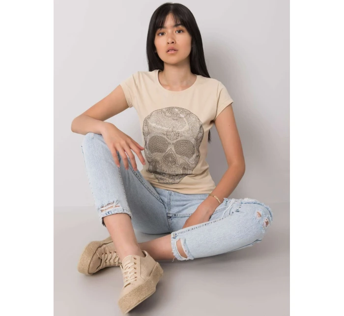 T košile EM TS ES 21 532.18 béžová