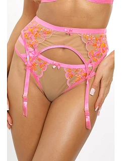 Podvazkový pás model 22251563 růžový – - Axami