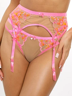 Podvazkový pás model 22251563 růžový – - Axami
