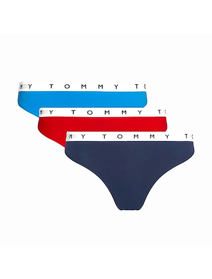 Dámská tanga 3Pack UW0UW02521-0V7 - Tommy Hilfiger Dámská tanga 3Pack UW0UW02521-0V7 - Tommy Hilfiger