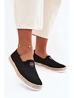 Dámské espadrilly 13659 černé - Vinceza