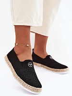 Dámské espadrilly 13659 černé - Vinceza
