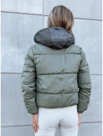 Dámská prošívaná bunda zelená Dstreet model 21971038 - FashionStreet
