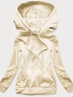 Dámská tepláková mikina v ecru barvě (W02-67)