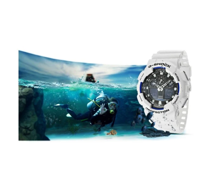 Pánské hodinky CASIO G-SHOCK GA-100B-7AER + krabice