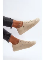 Klasické Dámské Tenisky Big Star NN274286 Bežové Klasické Dámské Tenisky Big Star NN274286 Bežové