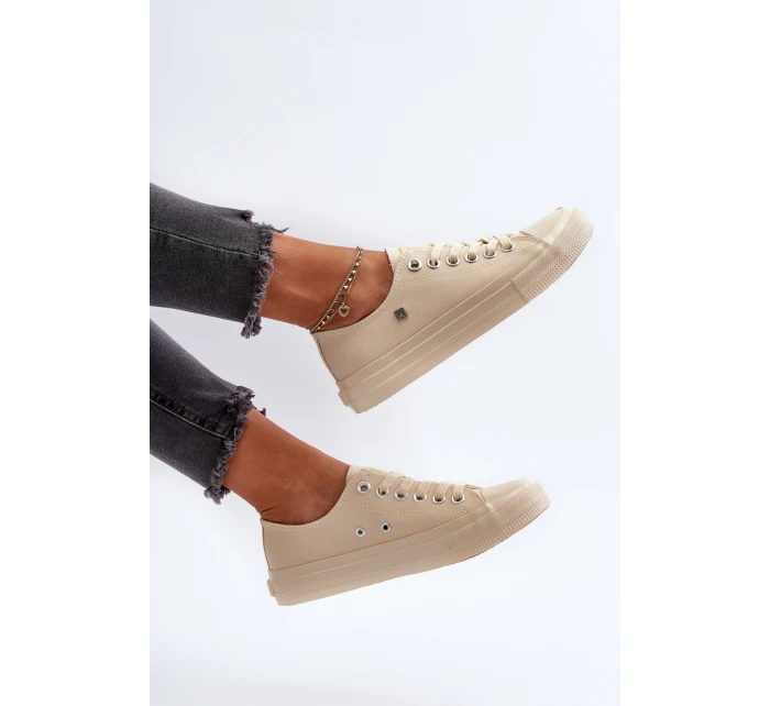 Klasické Dámské Tenisky Big Star NN274286 Bežové Klasické Dámské Tenisky Big Star NN274286 Bežové