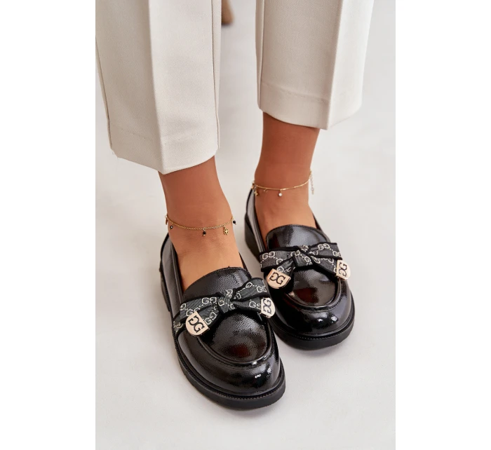 Dámské Mokasíny S Mašlí Černé model 21668160 - S.Barski