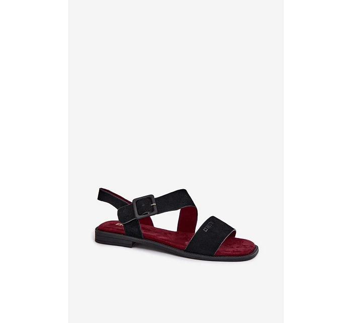 Dámské sandály Z semiše Big Star model 22064112 Černé - Big Star Shoes