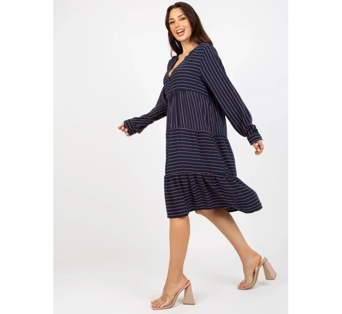 Šaty D73771M30361A2 tmavě modré Šaty D73771M30361A2 tmavě modré