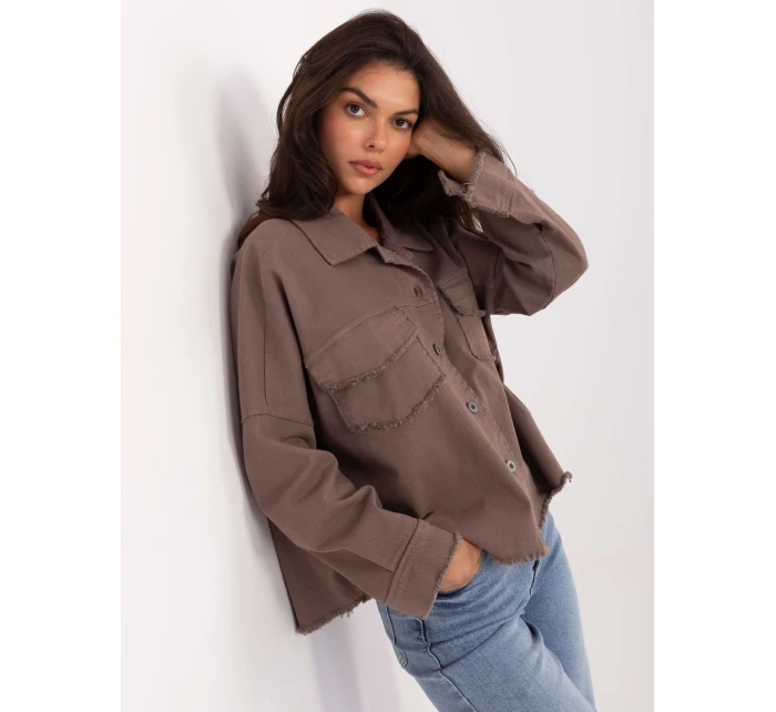 Koszula IT KS model 21302341 ciemny bezowy - FPrice