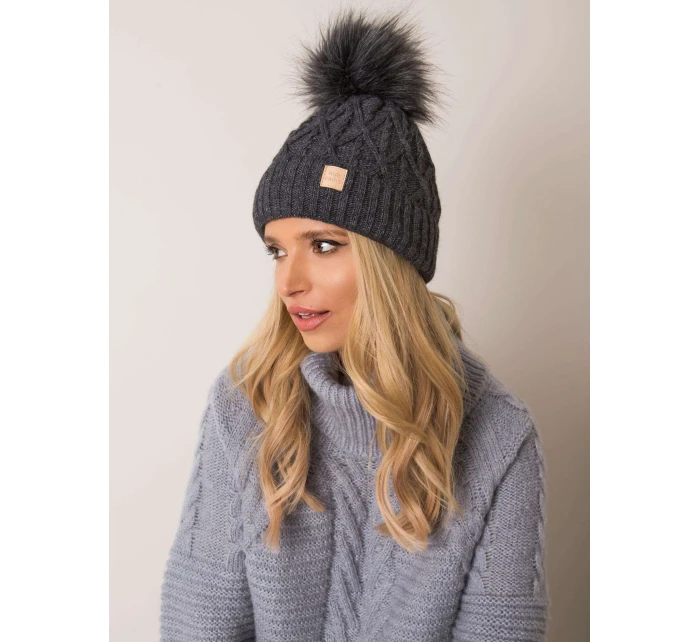 Dámská čepice JK CZ 9.74 tmavě šedá