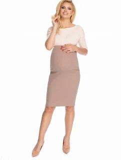 Dámská těhotenská sukně model 18318766 Béžová - PeeKaBoo