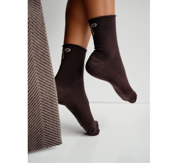 ponožky  s mašlí 3741 model 21475335 - Milena