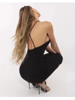 Černé bavlněné dámské šaty bez model 21214400 - Factory Price