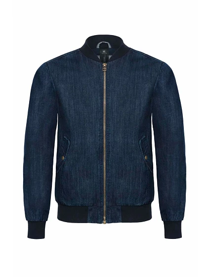 B&C DNM Supremacy /men Pánská denim bunda "Bomber" 01.1489 deep blue denim B&C DNM Supremacy /men Pánská denim bunda "Bomber" 01.1489 deep blue denim