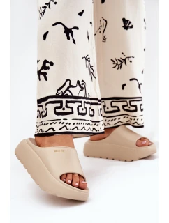 Dámské Pěnové Pantofle Na Platformě Big Star model 21686451 Béžové - Big Star Shoes