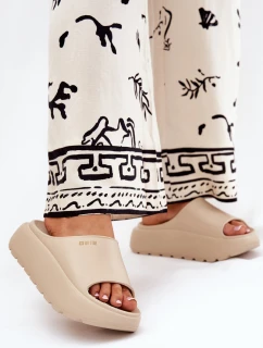 Dámské Pěnové Pantofle Na Platformě Big Star model 21686451 Béžové - Big Star Shoes