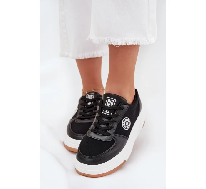 Dámské tenisky na platformě Big Star HI-POLY SYSTEM – černé Dámské tenisky na platformě Big Star HI-POLY SYSTEM – černé