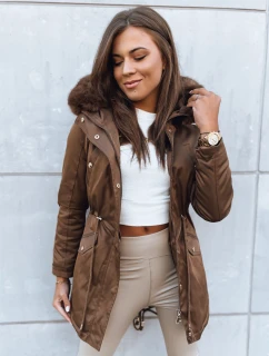 Dámská zimní bunda parka GODDESS hnědá FashionStreet TY3869
