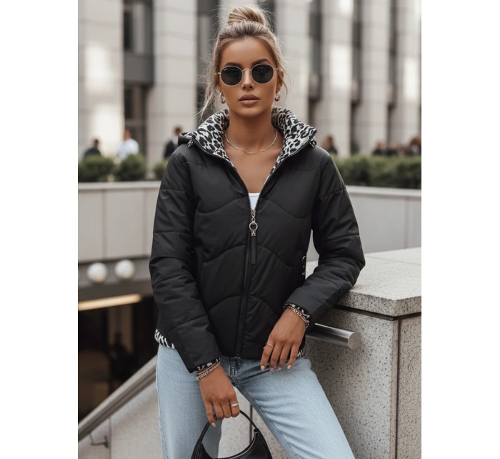 Dámská oboustranná přechodná bunda černá Dstreet model 21986913 - FashionStreet