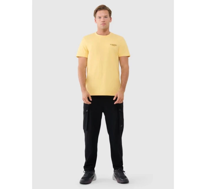 Pánské tričko s potiskem 4F 4FWSS25TTSHM1974- 4F 4FWSS25TTSHM1974-71S Pánské tričko s potiskem 4F 4FWSS25TTSHM1974- 4F 4FWSS25TTSHM1974-71S