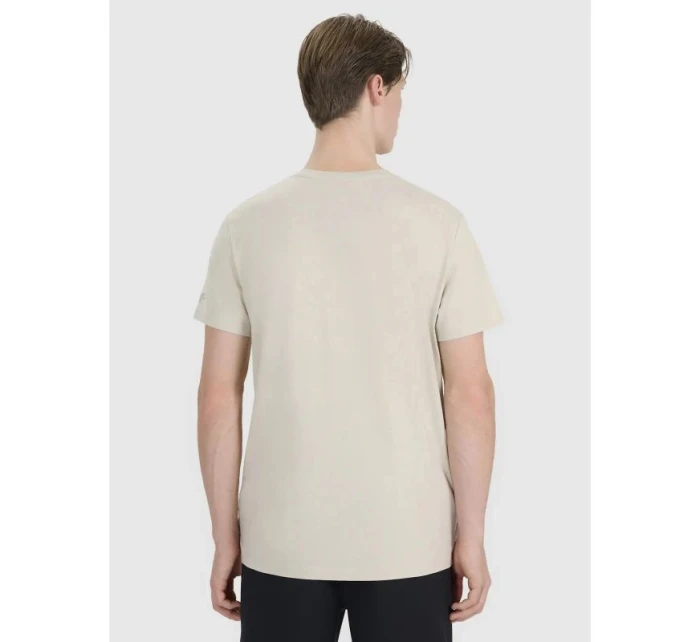 Pánské tričko s potiskem 4F 4FWSS25TTSHM1980-83S Pánské tričko s potiskem 4F 4FWSS25TTSHM1980-83S