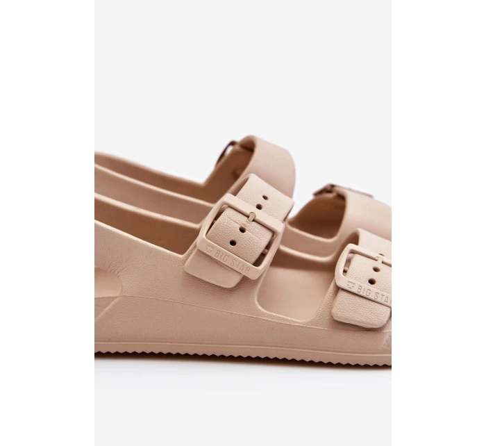 Dámské lehké sandály Big Star LL274746 Béžové Dámské lehké sandály Big Star LL274746 Béžové