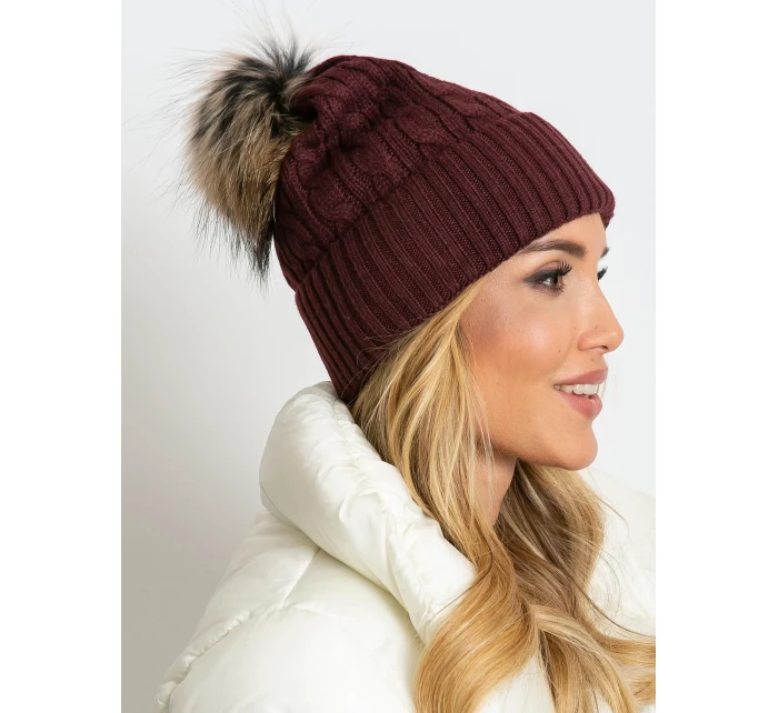 Dámská čepice AT CZ 173501 kaštanová