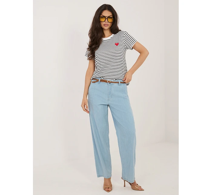 T shirt IT TS model 22076944 biało czarny - FPrice T shirt IT TS model 22076944 biało czarny - FPrice