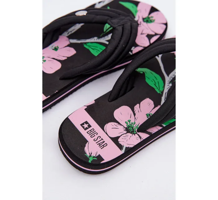 Dámské pěnové žabky Big Star – černé Dámské pěnové žabky Big Star – černé