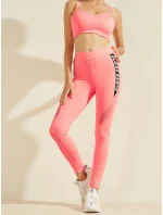 Dámské sportovní legíny O1GA54MC03W - AMPM - Neonově růžové - Guess