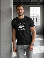 Tshirt męski z nadrukiem  Old czarny model 22170637 - FashionStreet
