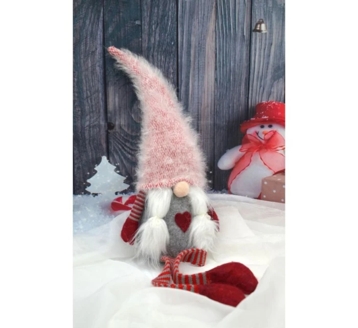 DÁMA TRPASLÍK S HUŇATÝM KLOBOUKEM 45+36CM