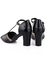 Lodičky s otevřenou špičkou černé M.Daszynski model 22072513 - M. Daszyński