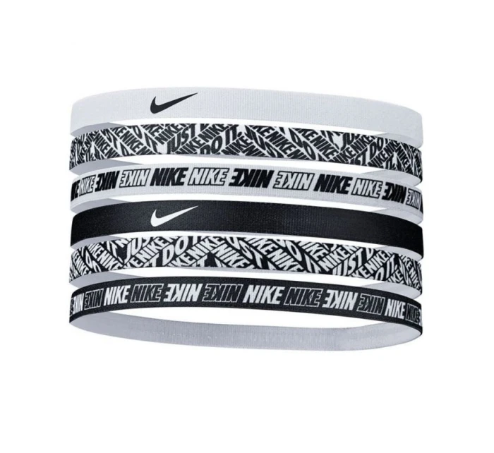 Pásky do vlasů s potiskem Nike 6-pack W N0002545-176 Pásky do vlasů s potiskem Nike 6-pack W N0002545-176