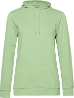 B&C #Hoodie /women Dámská mikina s kapucí 01.W04W light jade