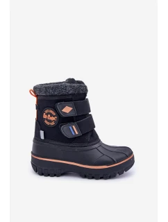 Dětské Sněhové Boty Na Suchý Zip Lee Cooper LCJ-24-44-2865K Černé