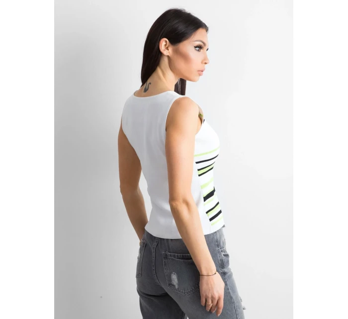 Dámský top AT TP 5038.28P bílý a zelený Dámský top AT TP 5038.28P bílý a zelený