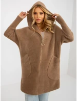 Dámský kabát MBM EN světle hnědá model 18140239 - FPrice Dámský kabát MBM EN světle hnědá model 18140239 - FPrice