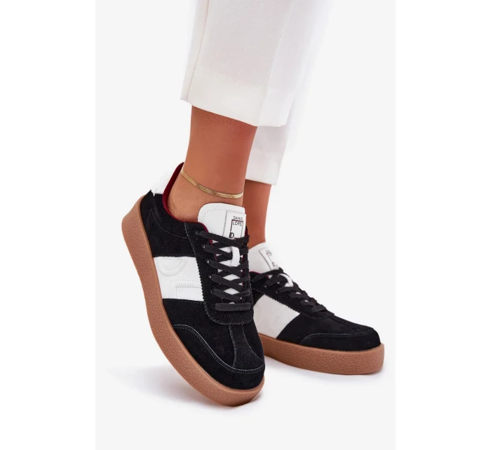 Dámské semišové tenisky Daniel Lopez Just Dare – černé Dámské semišové tenisky Daniel Lopez Just Dare – černé