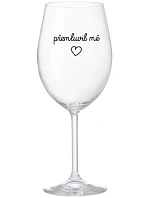 PŘEMLUVIL MĚ - čirá sklenice na víno 350 ml