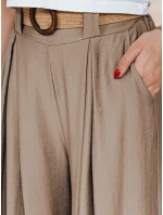 Dámské kalhoty MIRELOU hnědé FashionStreet UY2714