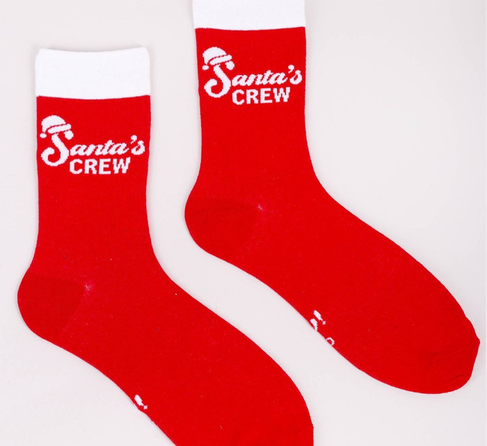 Pánské ponožky YO! SKA-X042F Merry Christmas krabička A'2 39-42