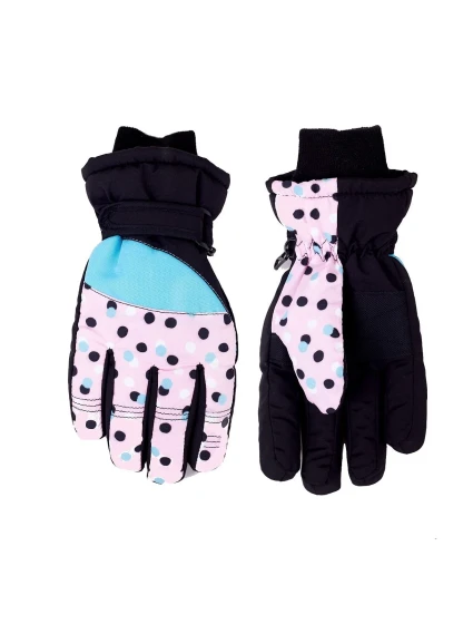 YOCLUB REN-0319G Dívčí lyžařské rukavice