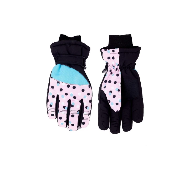 YOCLUB REN-0319G Dívčí lyžařské rukavice