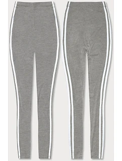 Bavlněné legíny v šedé melanžové barvě model 18556697 - J.STYLE
